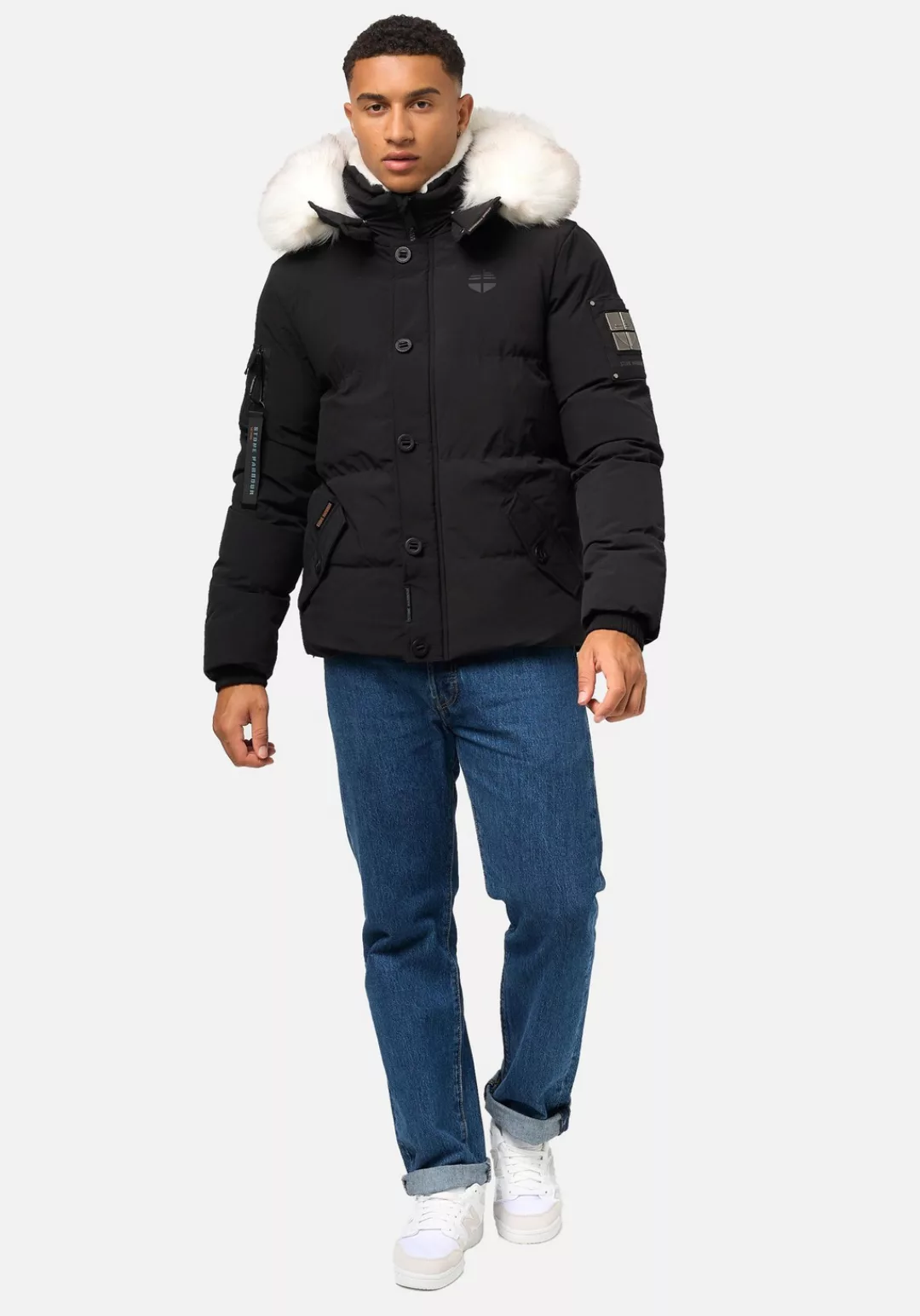 Stone Harbour Winterjacke "Halvaar", mit Kapuze, stylischer Winterparka mit günstig online kaufen