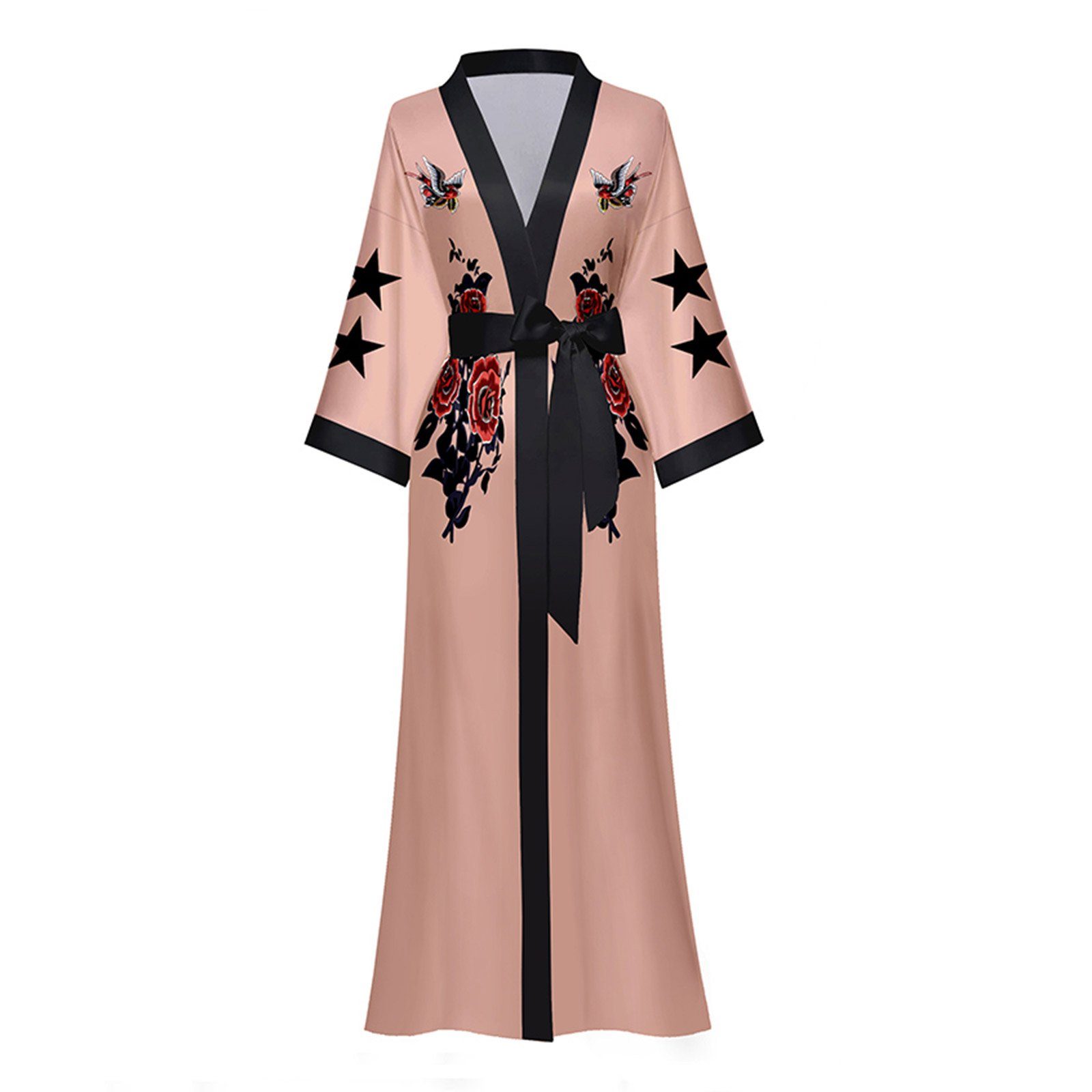 Vivi Idee Morgenmantel Bademantel Schlafmantel kimono günstig online kaufen