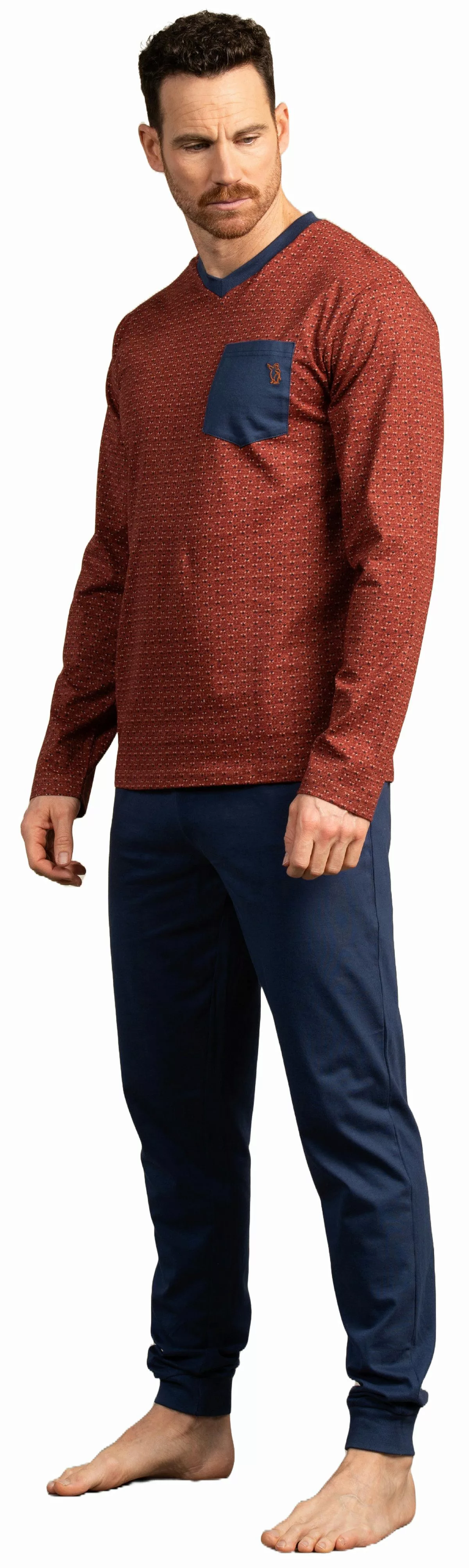Eskimo Pyjama Eskimo Herren Schlafanzug (2 günstig online kaufen
