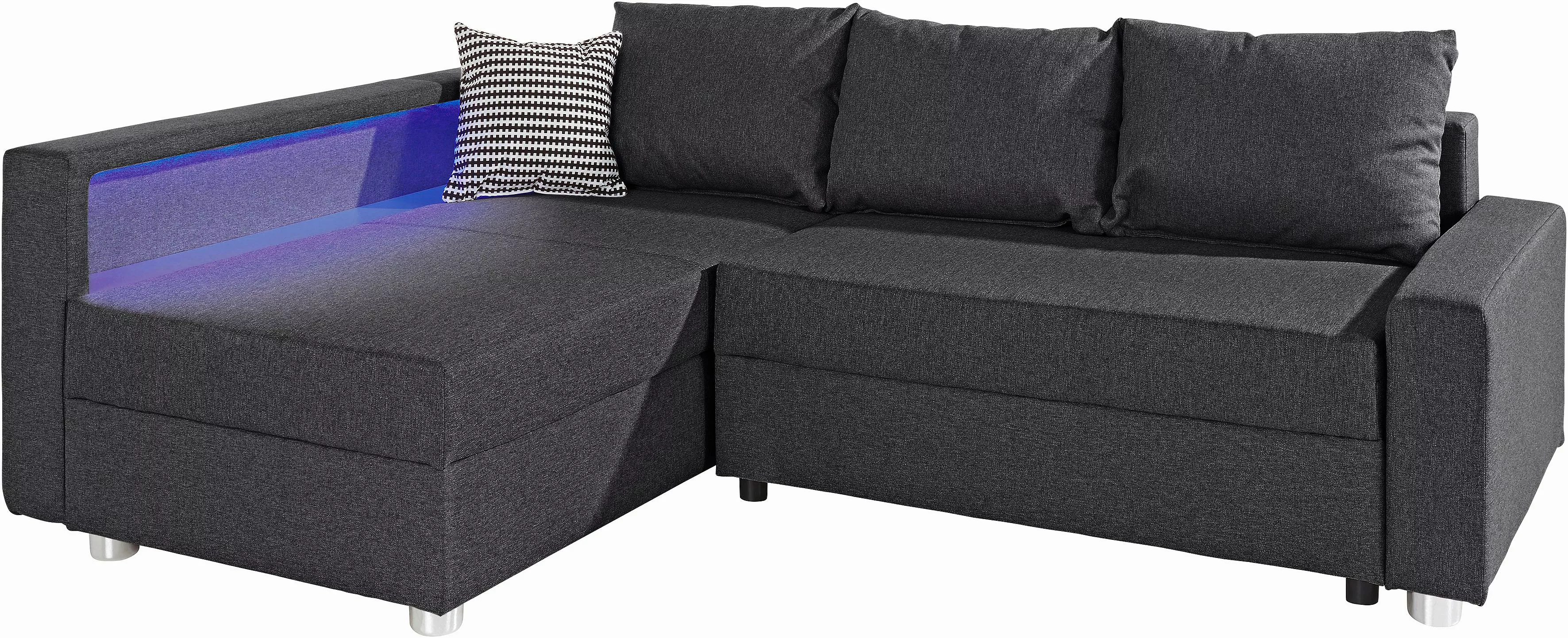 COLLECTION AB Ecksofa »Relax L-Form«, inklusive Bettfunktion, Federkern, wa günstig online kaufen