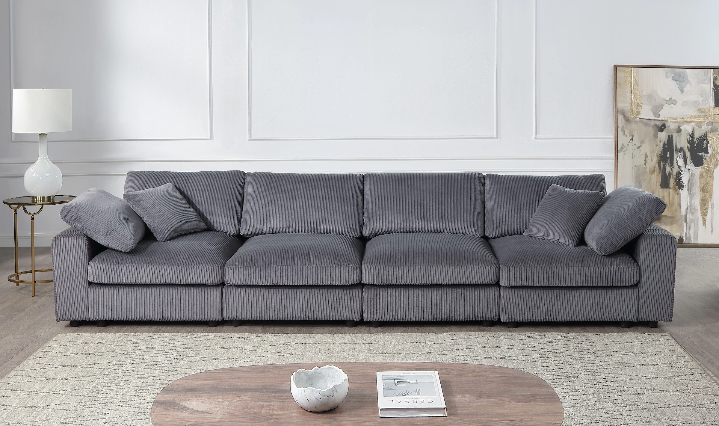 RAUM.ID 4-Sitzer »Bennid, XXL-Modulsofa mit vielen individuellen Stellmögli günstig online kaufen