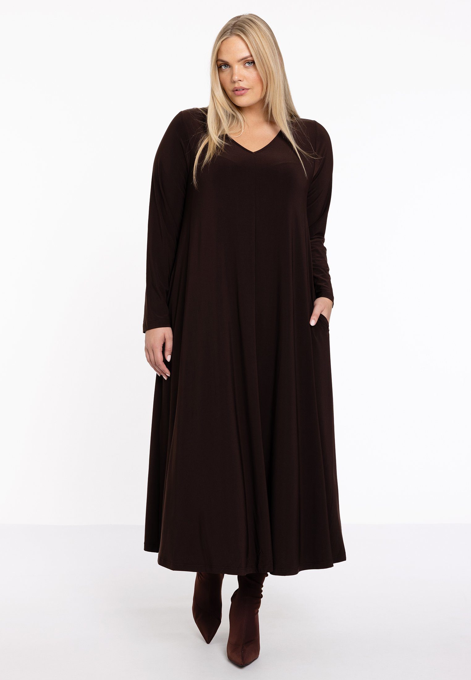 YOEK A-Linien-Kleid Damen Kleid Große Größen günstig online kaufen