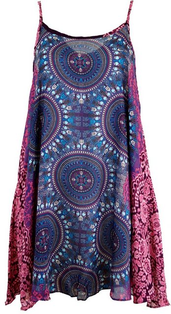 Guru-Shop Midikleid Boho Dashiki Minikleid, Trägerkleid,.. alternative Bekl günstig online kaufen