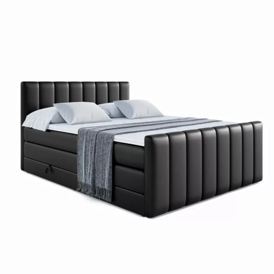 ALTDECOR Boxspringbett OTTA-Z KING (Multipocket-Matratze H4, H3 Matratze Bo günstig online kaufen