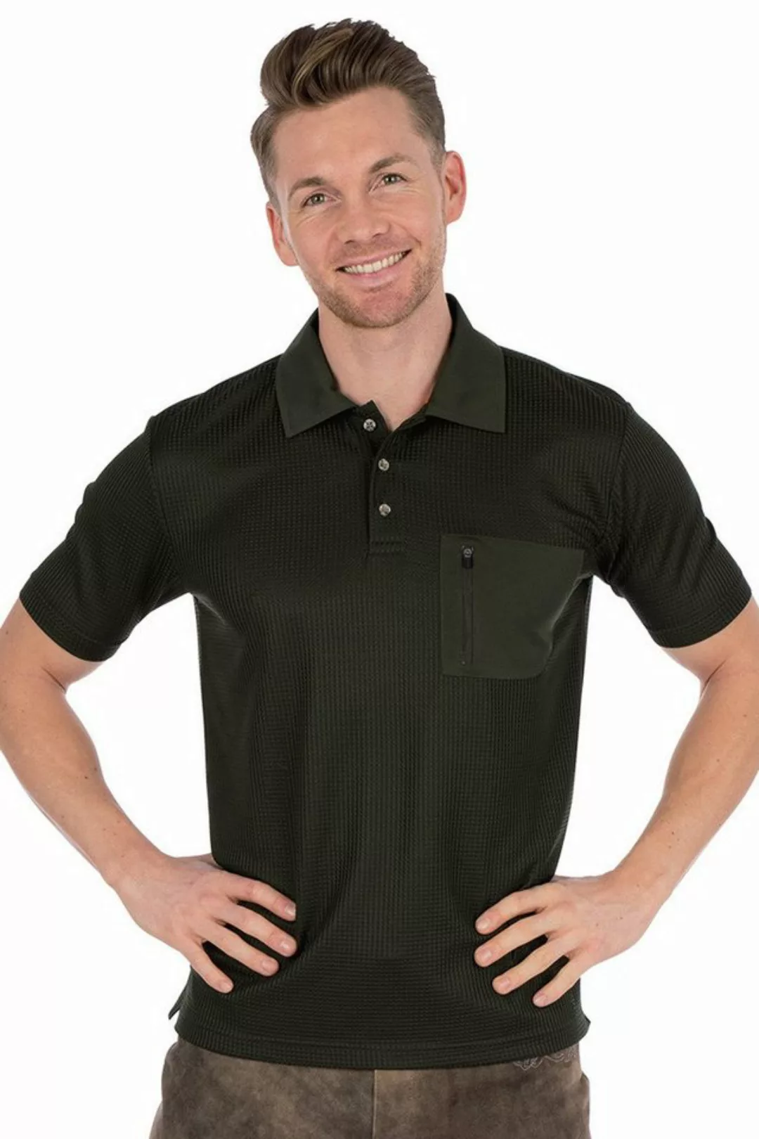 orbis Outdoorjacke Poloshirt Herren - RUFINO - tanne günstig online kaufen