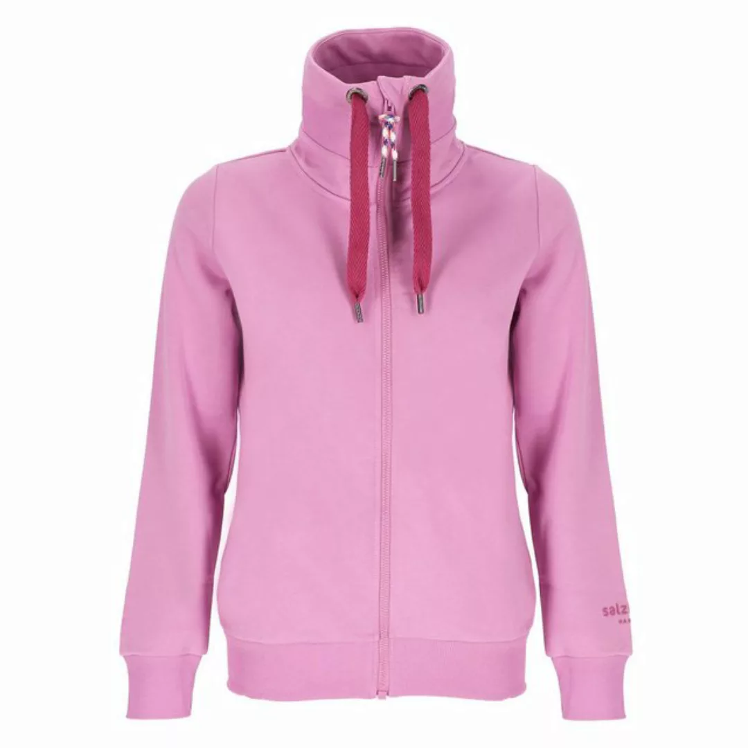 salzhaut Sweatjacke Damen Jacke Rackeln mit hochschließendem Turtleneck-Kra günstig online kaufen