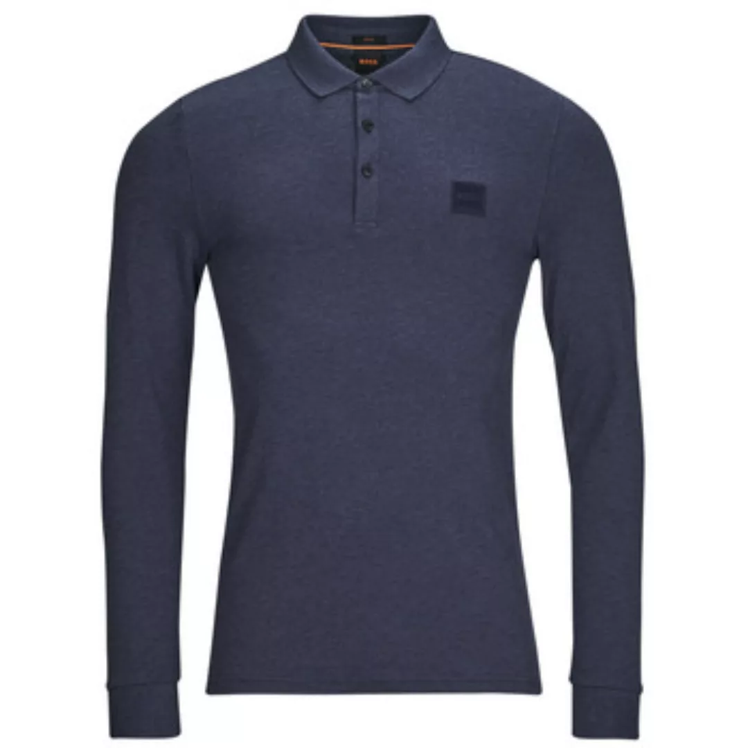 BOSS Poloshirt Herren Poloshirt PASSERBY Slim Fit Langarm (1-tlg) günstig online kaufen