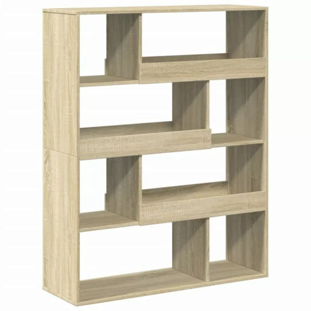 vidaXL Bücherregal Bücherregal Sonoma-Eiche 100x33x125,5 cm Holzwerkstoff, günstig online kaufen