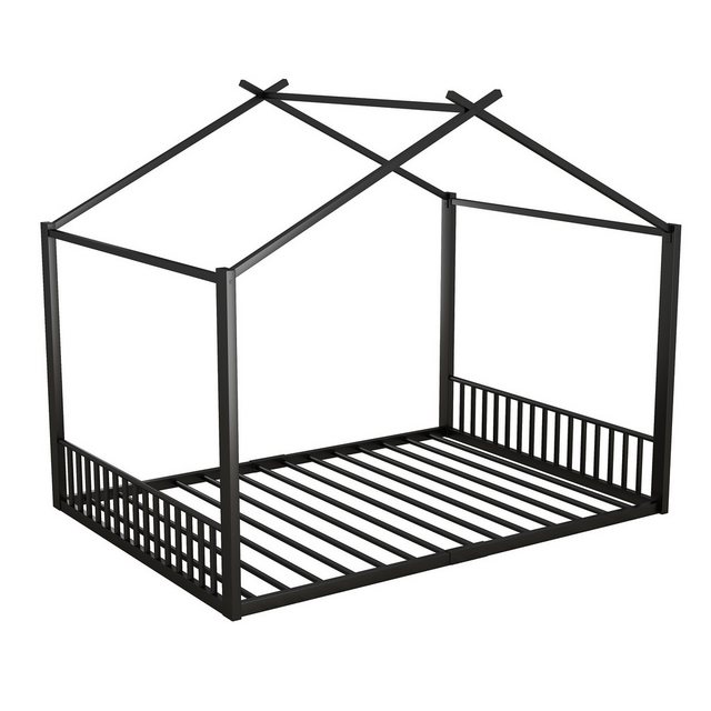 MODFU Metallbett Flachbett, Eisenrahmenbett, Kinderbett, Hausleiste (140x 2 günstig online kaufen