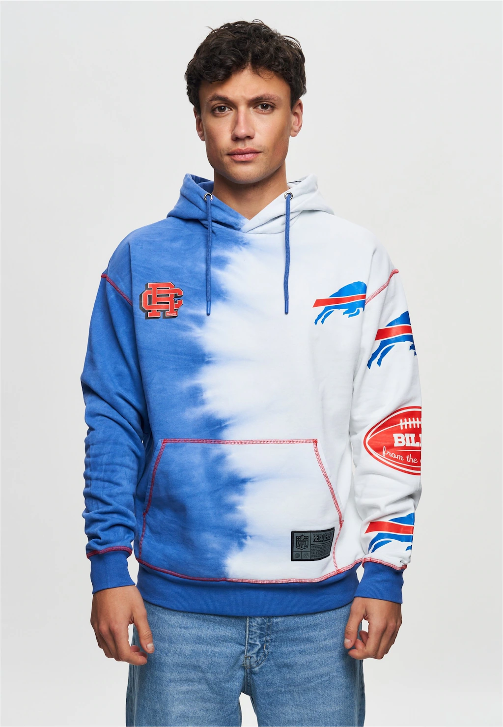 Recovered Kapuzensweatshirt "NFL Bills Ink Dye Effect On", im lockeren Schn günstig online kaufen