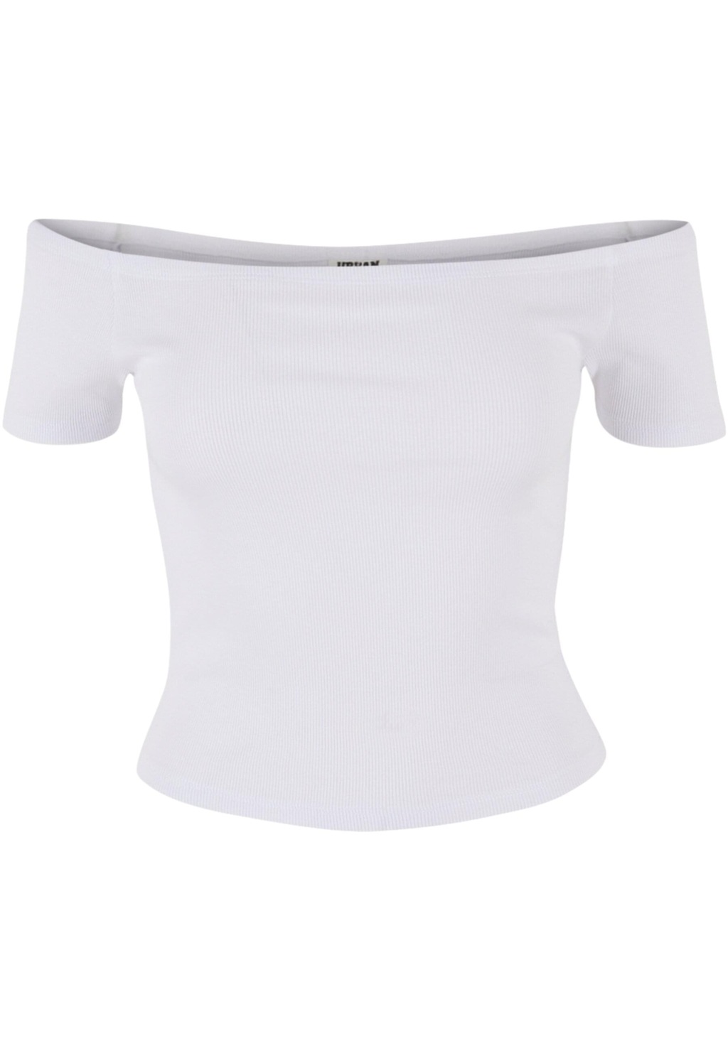 URBAN CLASSICS T-Shirt "Urban Classics Damen Ladies Organic Off Shoulder Ri günstig online kaufen