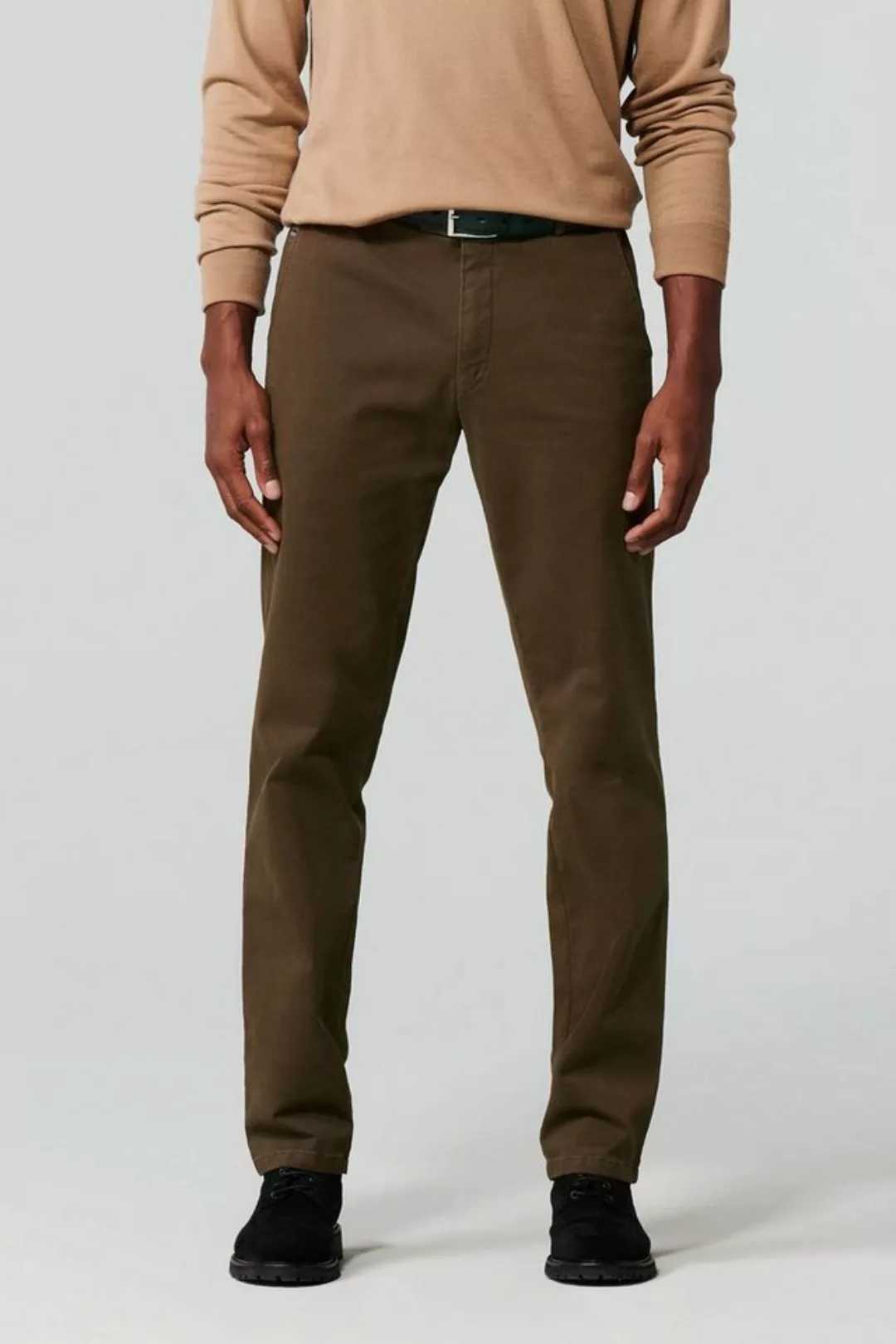 MEYER Chinohose Micro Print Baumwoll Twill Chino (1-tlg) günstig online kaufen