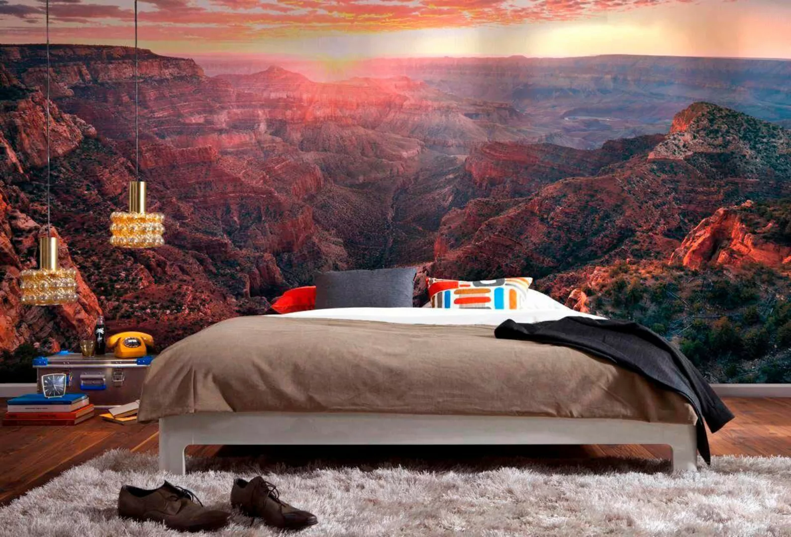 Komar Vliestapete »Digitaldruck Vlies - The Canyon - Größe 400 x 250 cm«, b günstig online kaufen