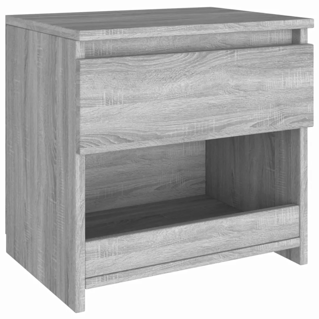 Vidaxl Nachttisch Grau Sonoma 40x30x39 Cm Holzwerkstoff günstig online kaufen