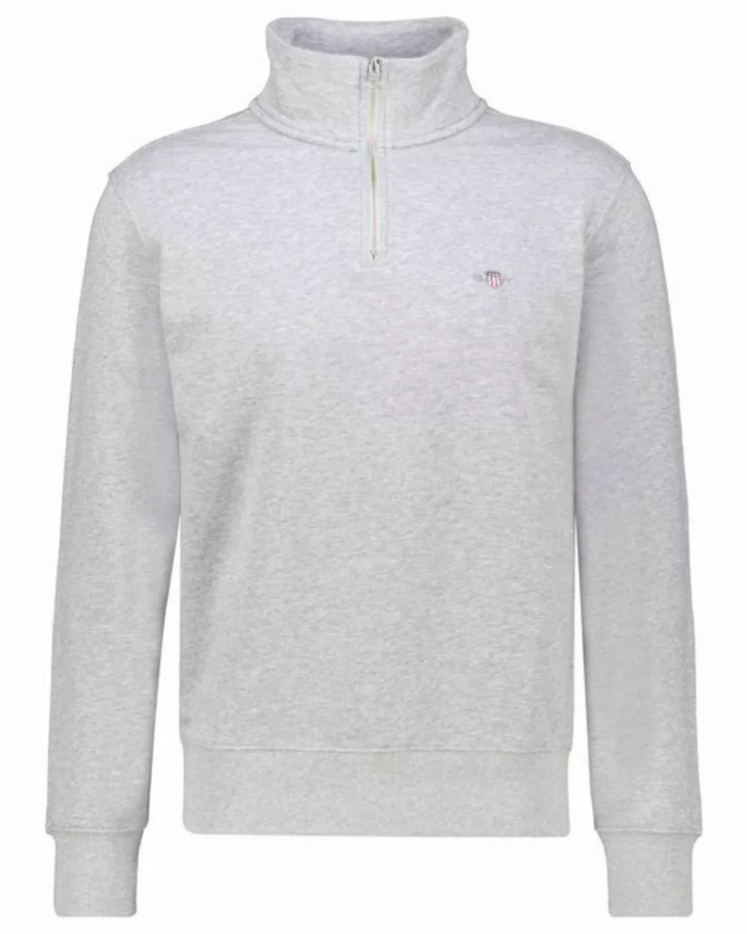 Gant Sweatshirt "REG SHIELD HALF ZIP SWEAT", mit Logostickerei auf der Brus günstig online kaufen