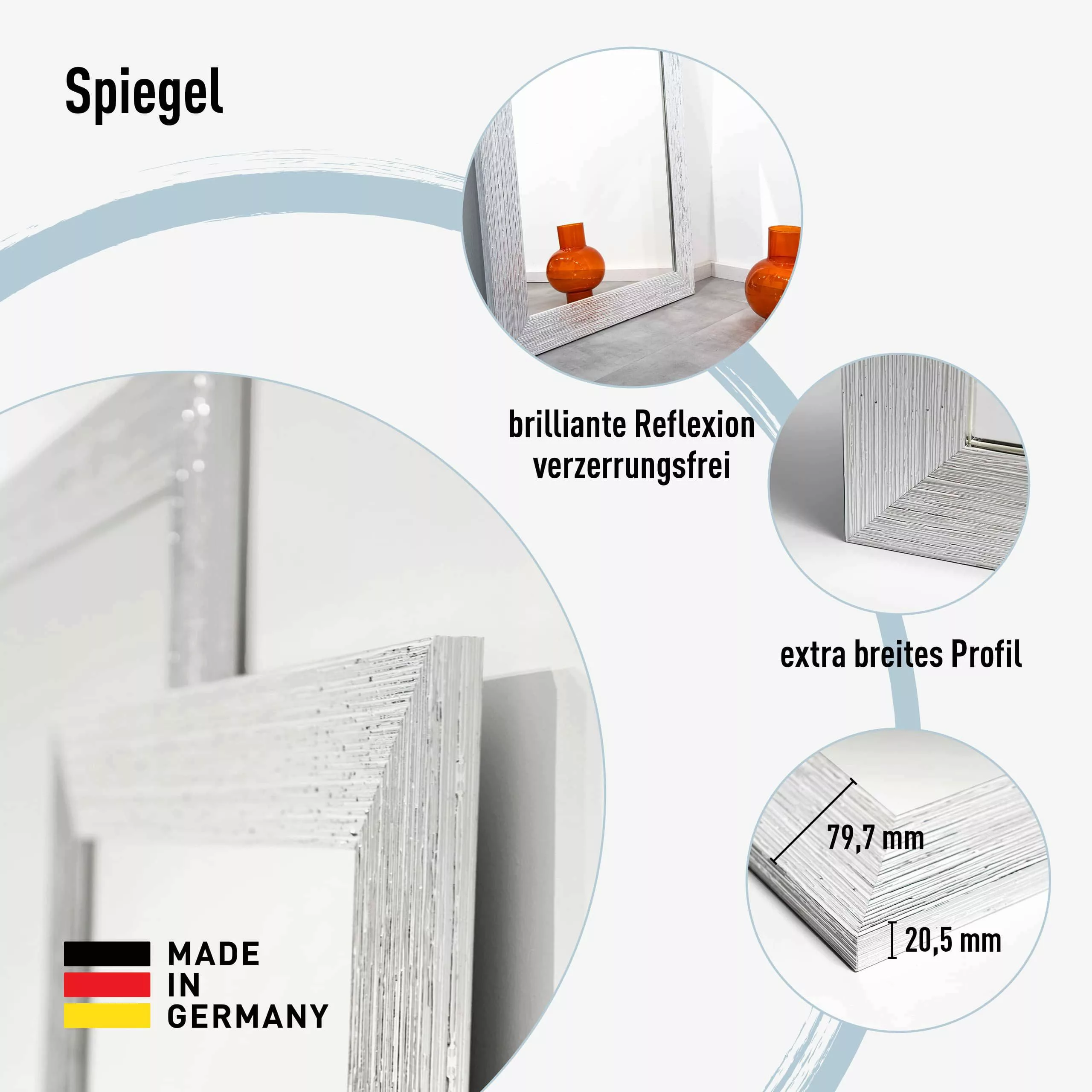 nielsen HOME Wandspiegel Chiara Wandspiegel günstig online kaufen