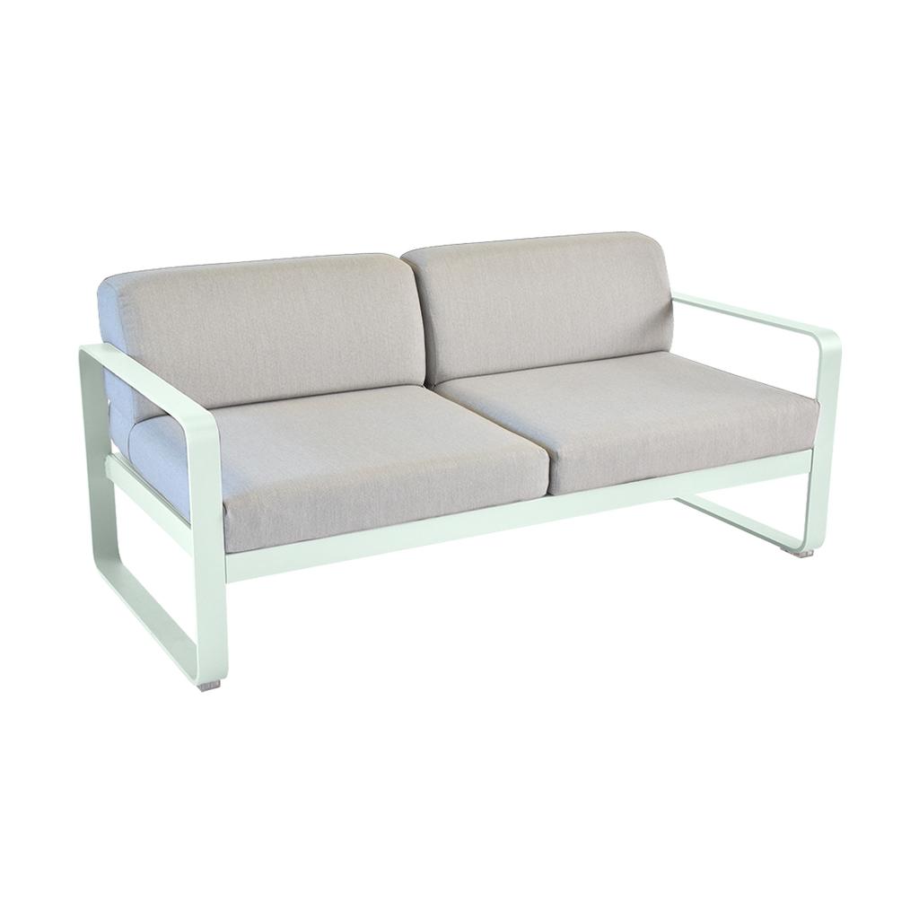 Bellevie Lounge-Sofa 2-Sitzer A7 Gletscherminze 79 Flanellgrau günstig online kaufen