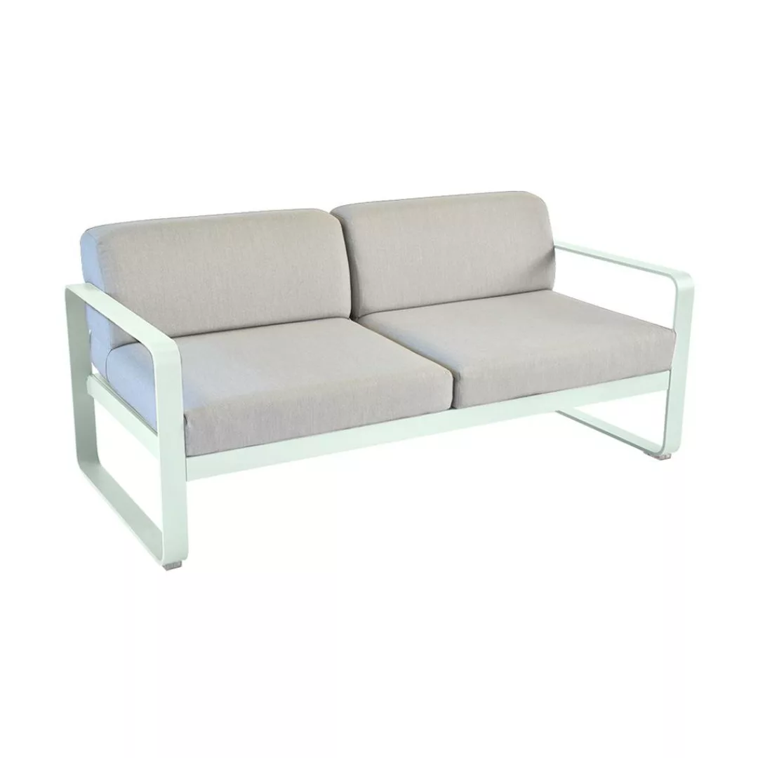 Bellevie Lounge-Sofa 2-Sitzer A7 Gletscherminze 79 Flanellgrau günstig online kaufen