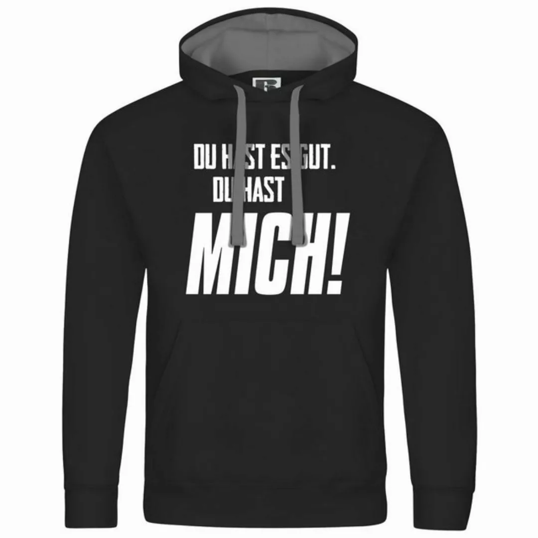 deinshirt Kapuzenpullover Herren Kapuzenpullover Du hast es gut du hast mic günstig online kaufen