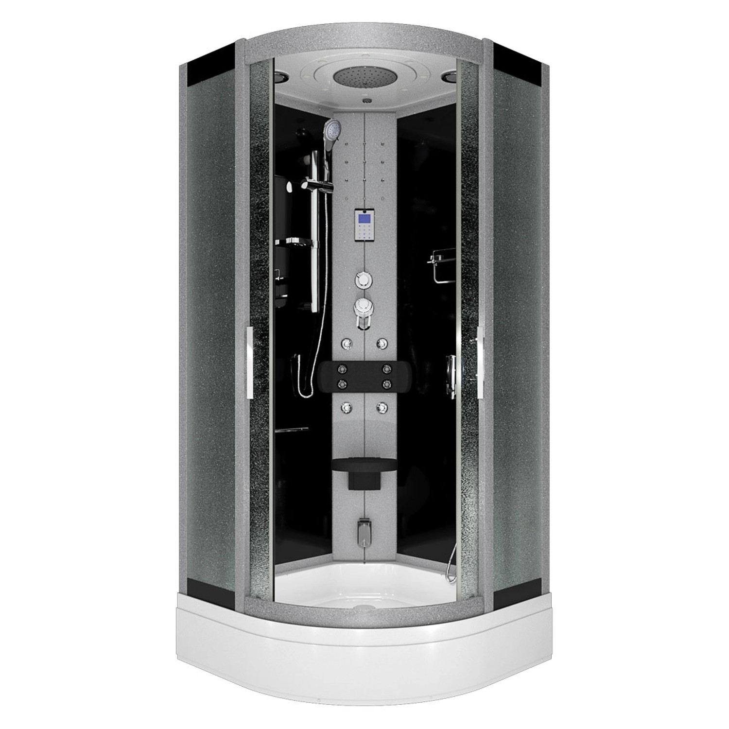 AcquaVapore Dampfdusche Duschtempel Sauna Dusche Duschkabine D46-53M2-EC 90 günstig online kaufen