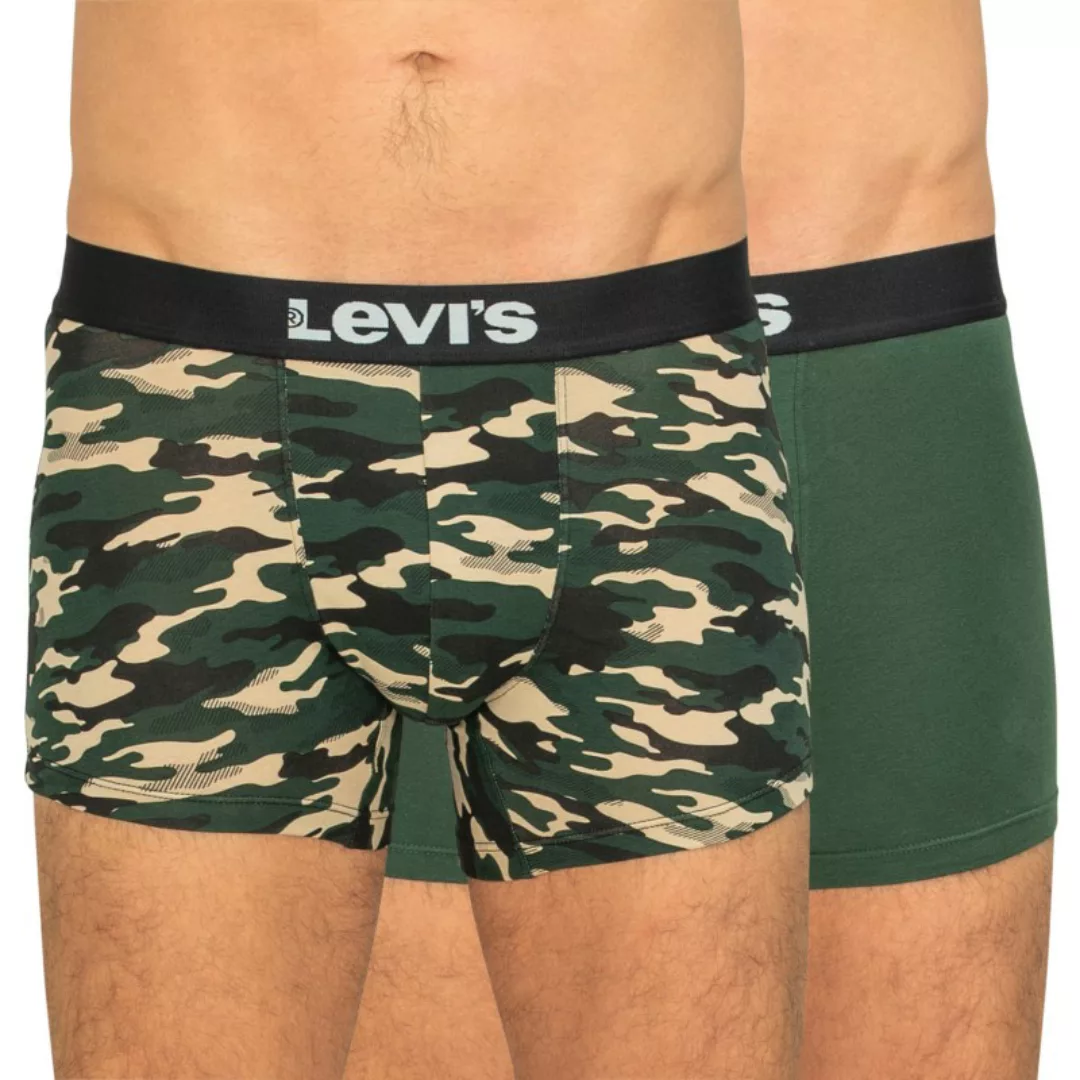 Levi's 2-er Set Boxer Briefs Grün & Camouflage günstig online kaufen