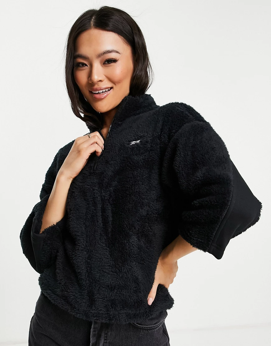 Reebok Meet You There Cozy Pack Cover Up Sweatshirt L Blue Slate günstig online kaufen