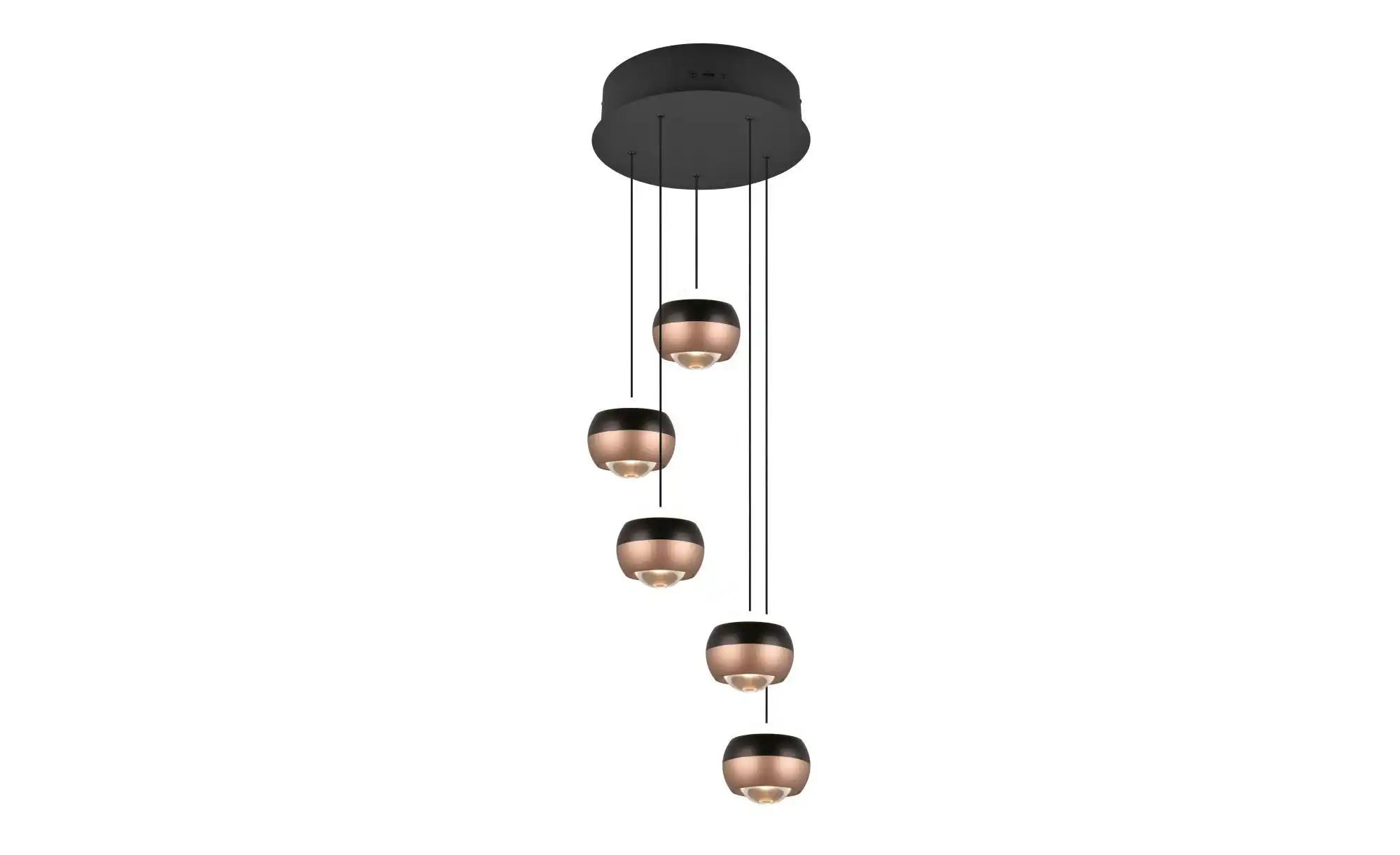 Trio Pendelleuchte ¦ schwarz ¦ Maße (cm): B: 30 H: 200 T: 30  Ø: 30 Lampen günstig online kaufen