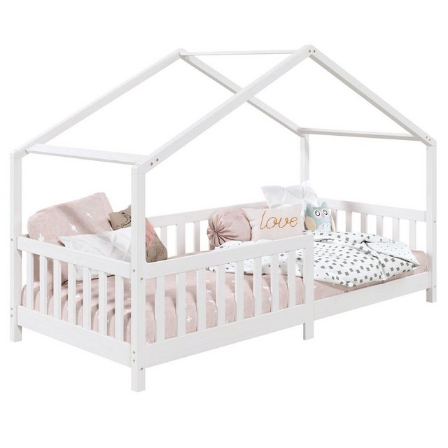 IDIMEX Kinderbett LISAN, Hausbett Tipibett Tipi Bett Montessori Bett Kiefer günstig online kaufen