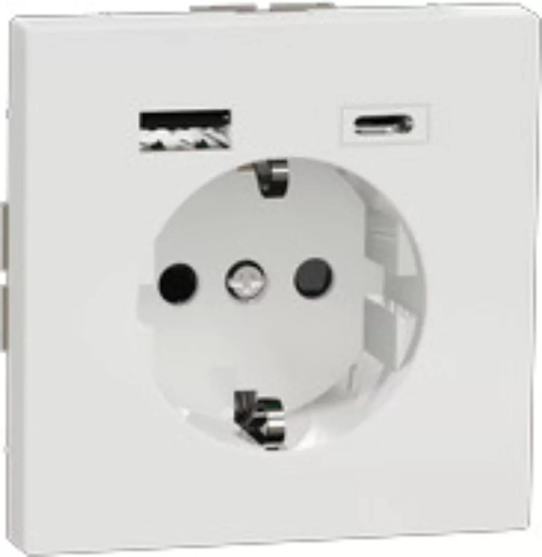 Merten Schuko Steckdose mit USB Ladegerät MEG2367-6035 günstig online kaufen