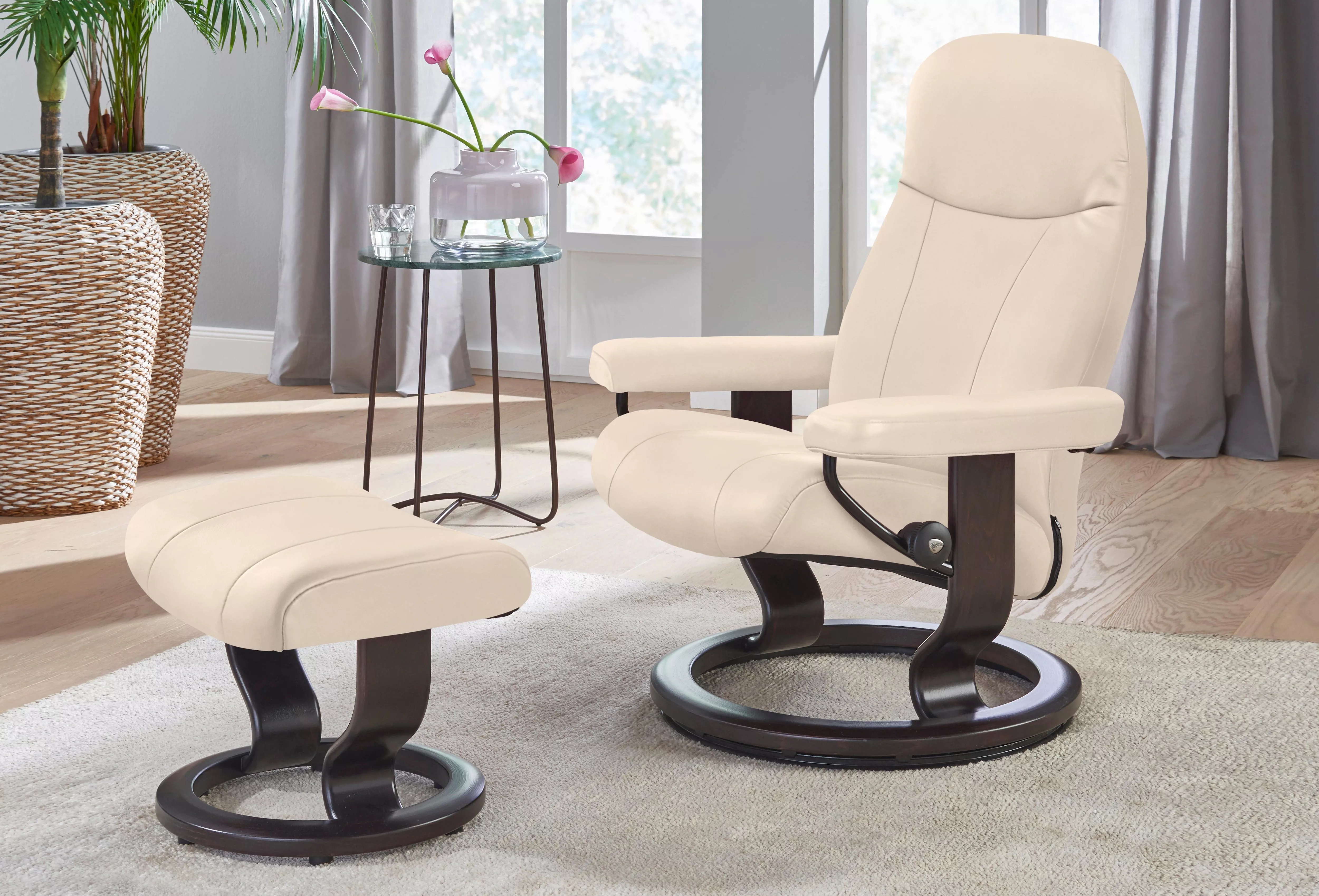 Stressless Relaxsessel "Garda", (Set, Relaxsessel mit Hocker), mit Hocker, günstig online kaufen