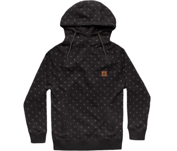 Bidges&Sons "Tanker Dot" Hoodie Unisex, Black Heather günstig online kaufen