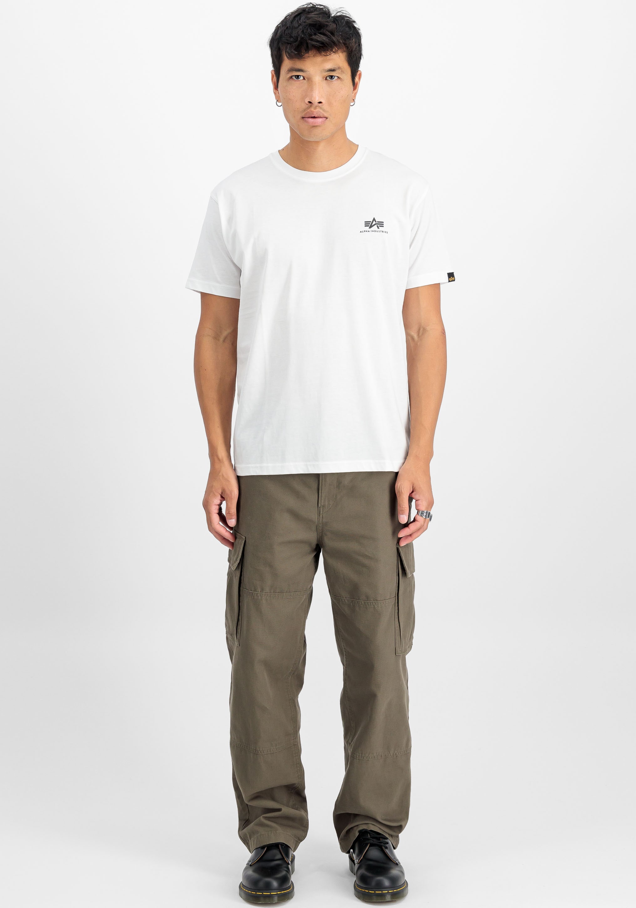 Alpha Industries Rundhalsshirt "Basic T Small Logo 2 Pack" günstig online kaufen