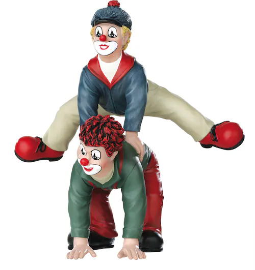 Gildeclowns Sammelfigur »Clown Dekofigur, Der Bocksprung«, handbemalt, Wohn günstig online kaufen