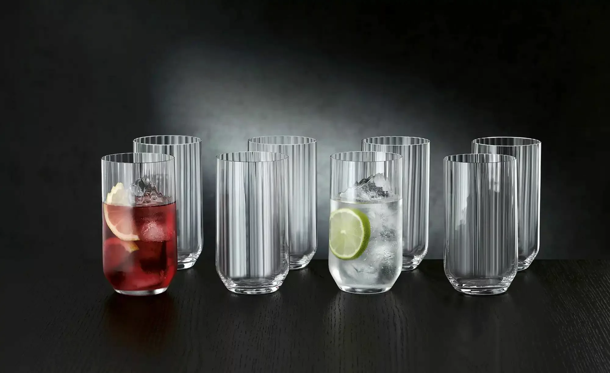 Spiegelau Longdrinkgläser 4er Set Linear ¦ transparent/klar ¦ Glas Gläser & günstig online kaufen