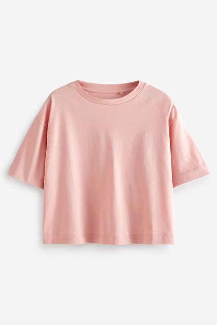 Next T-Shirt Kastiges Relaxed Fit T-Shirt (1-tlg) günstig online kaufen