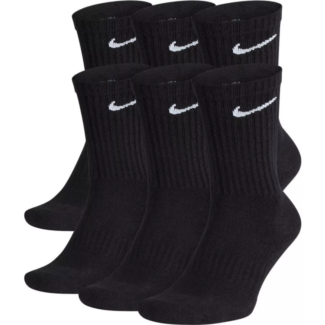 Nike Everyday Cushioned Ankle Socken 6 Paare EU 42-46 White / Black günstig online kaufen