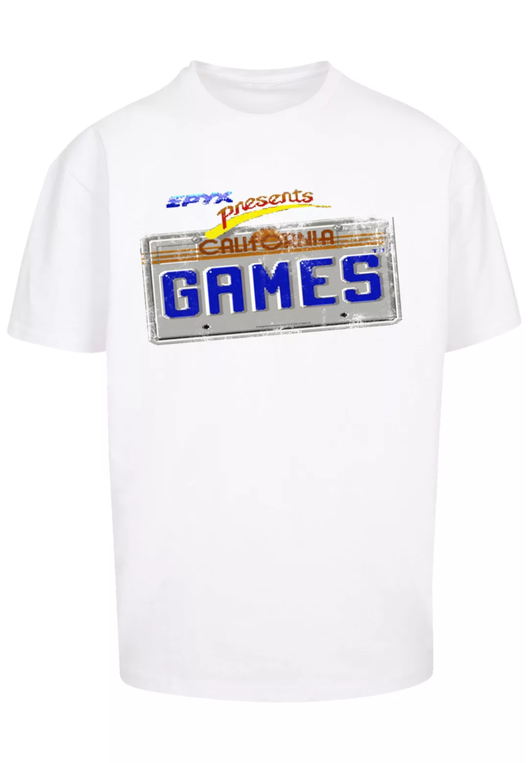 F4NT4STIC T-Shirt "California Games Plate", Print günstig online kaufen