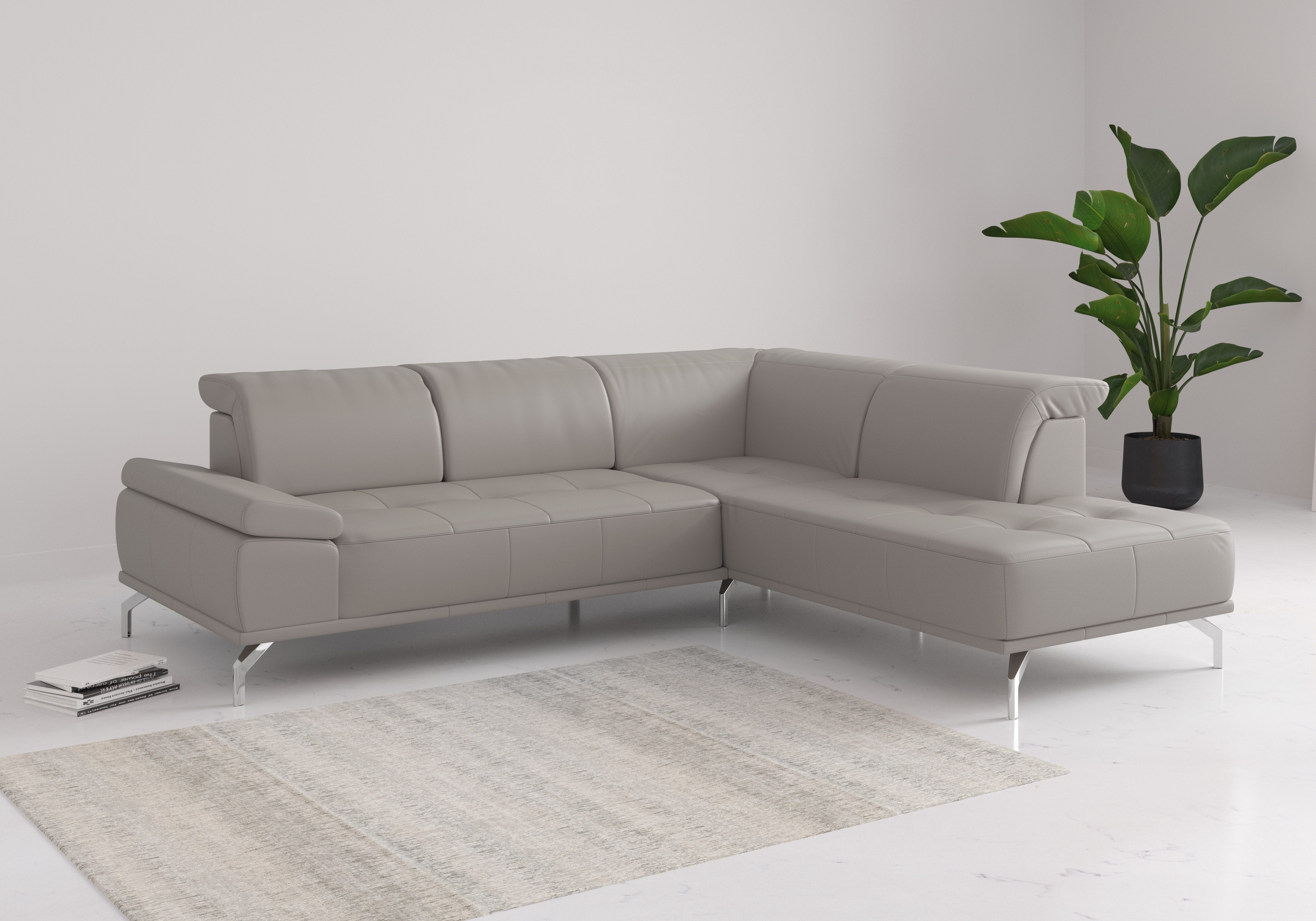 Places of Style Ecksofa "Caluna", Inkl.Sitztiefenverstellung, wahlweise mit günstig online kaufen