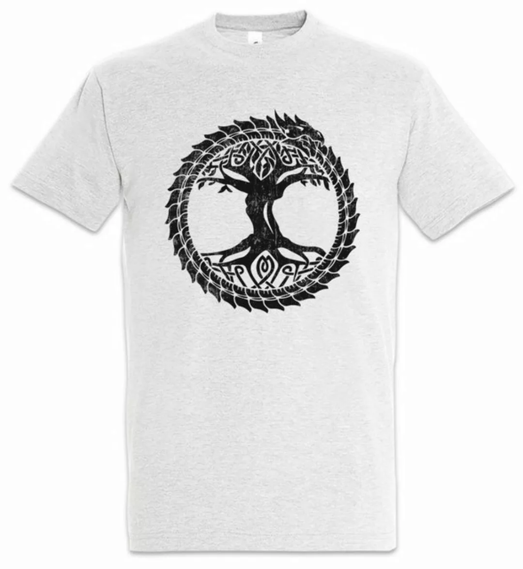 Urban Backwoods Print-Shirt Ouroboros Yggdrasil Herren T-Shirt Celtic Irmin günstig online kaufen