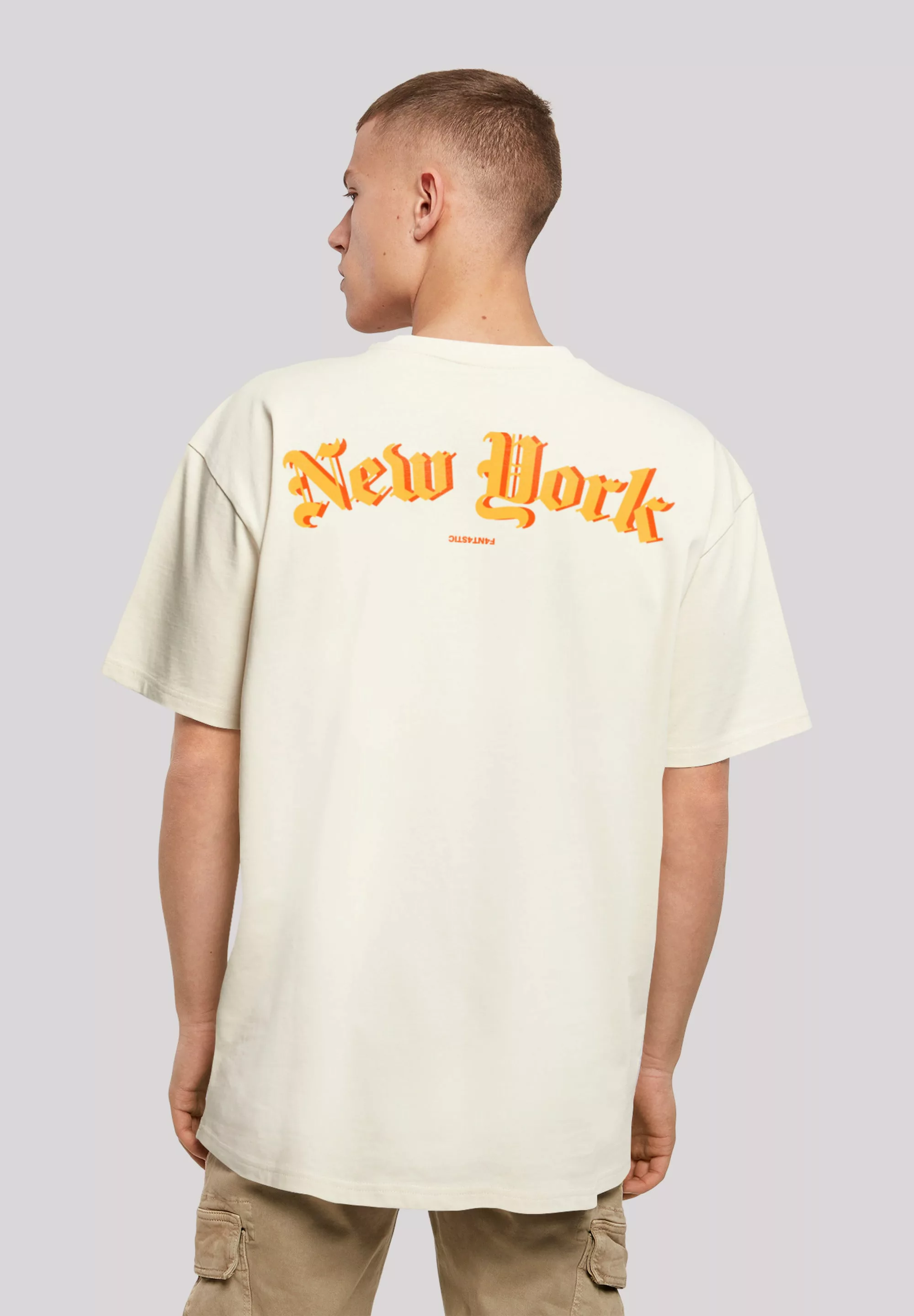 F4NT4STIC T-Shirt "New York Orange OVERSIZE TEE", Print günstig online kaufen