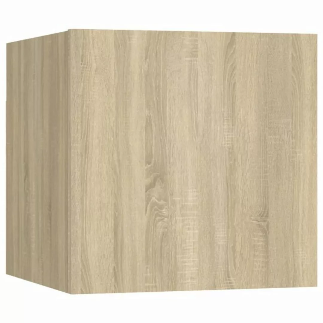 furnicato TV-Schrank TV-Wandschrank Sonoma-Eiche 30,5x30x30 cm (1-St) günstig online kaufen