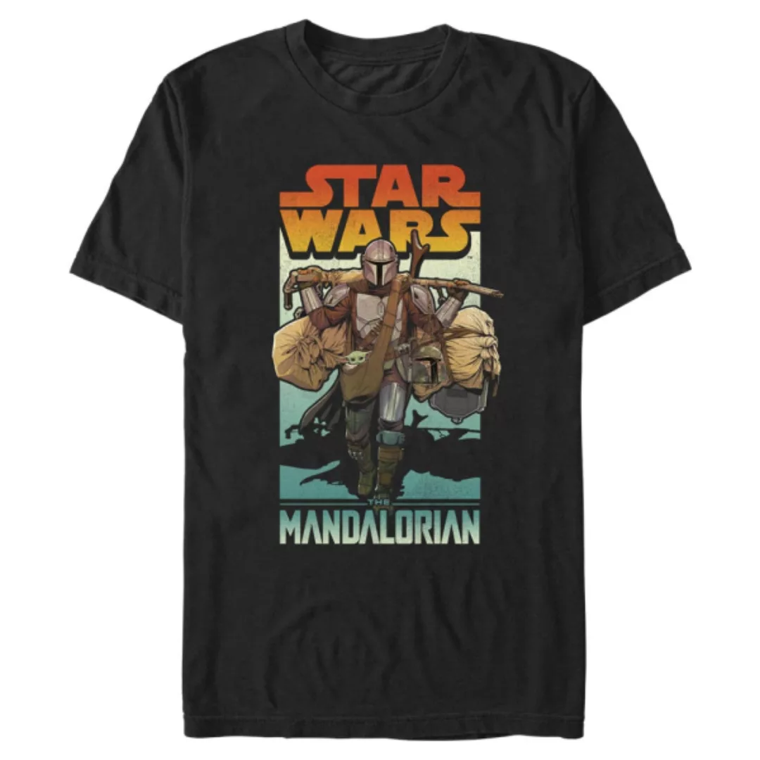 Star Wars - The Mandalorian - Mandalorian Mando on Foot - Männer T-Shirt günstig online kaufen