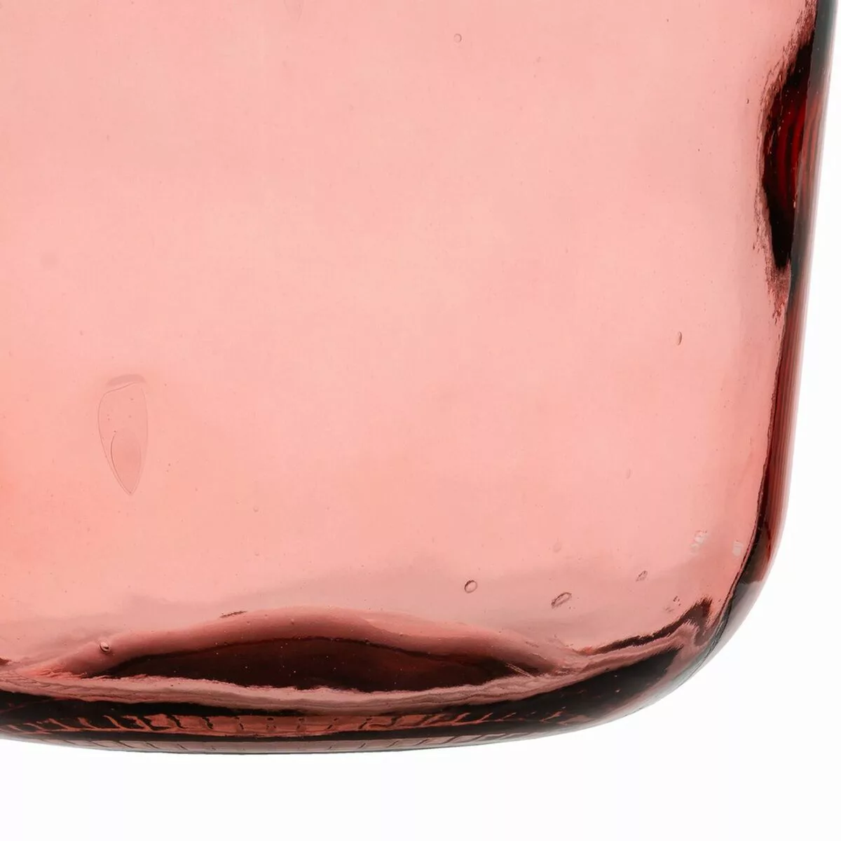 Dekorative Karaffe 36,5 X 36,5 X 56 Cm Rosa Recyceltes Glas günstig online kaufen