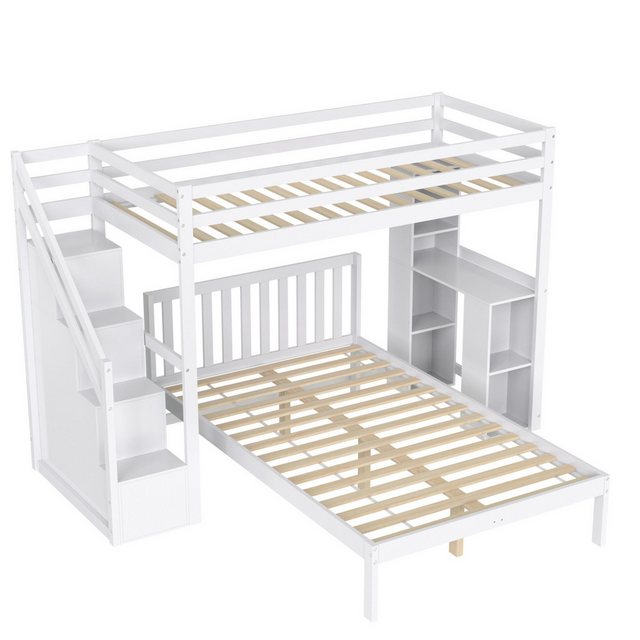 Odikalo Etagenbett Multifunktionales Kinderbett 90*200+120/140*200cm,Ohne M günstig online kaufen