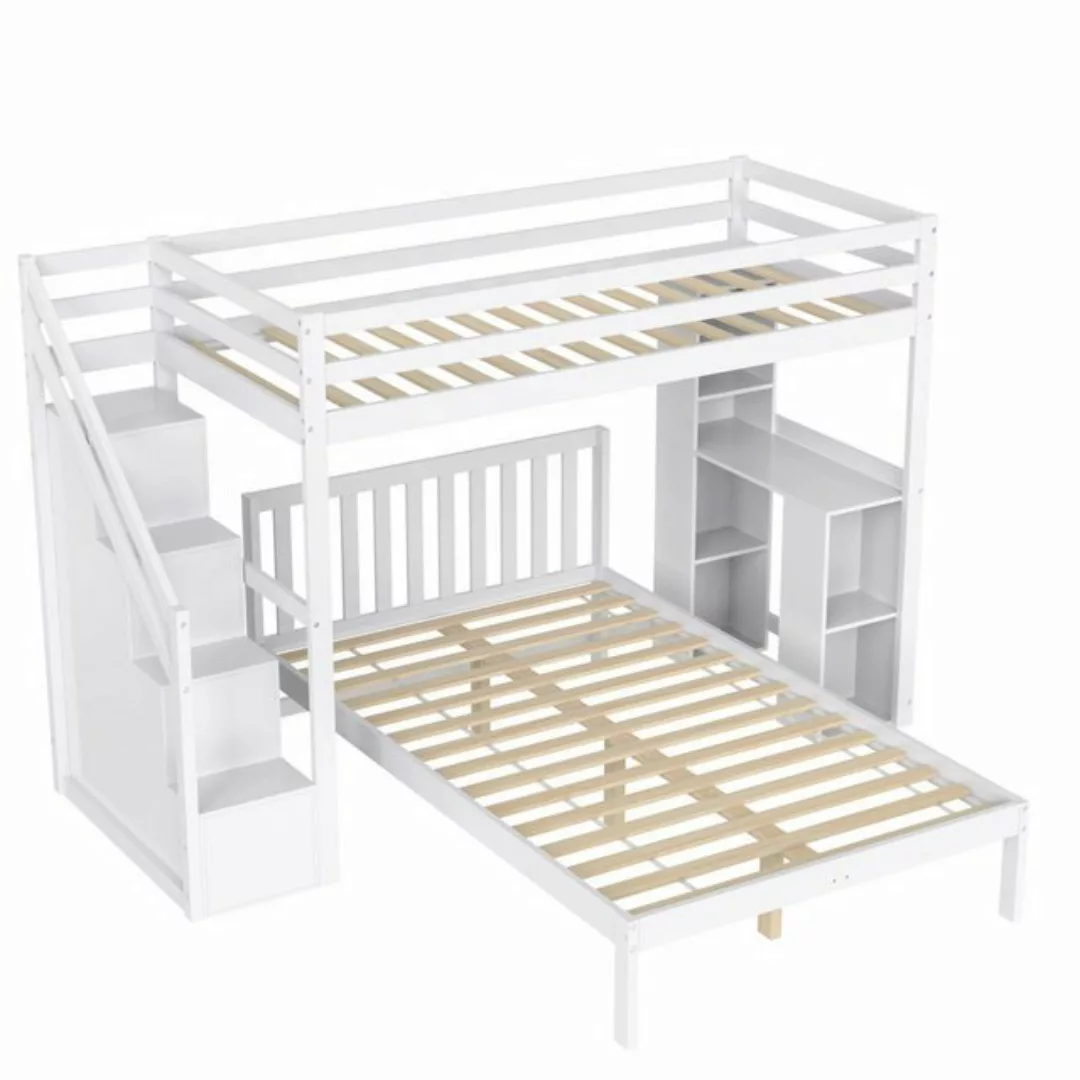 Odikalo Etagenbett Multifunktionales Kinderbett 90*200+120/140*200cm,Ohne M günstig online kaufen