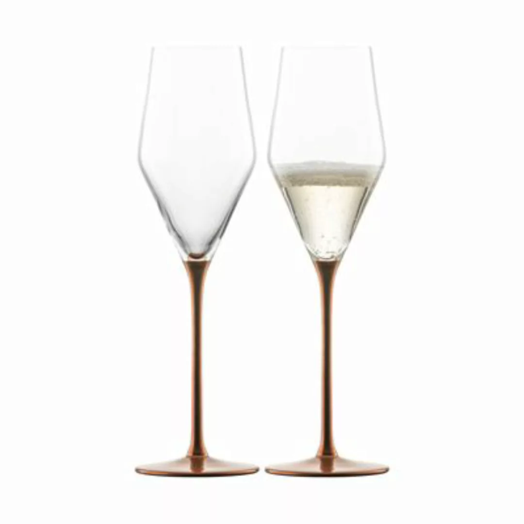 Eisch GERMANY KAYA Champagnerglas 260 ml kupfer 2er Set im Geschenkkarton S günstig online kaufen