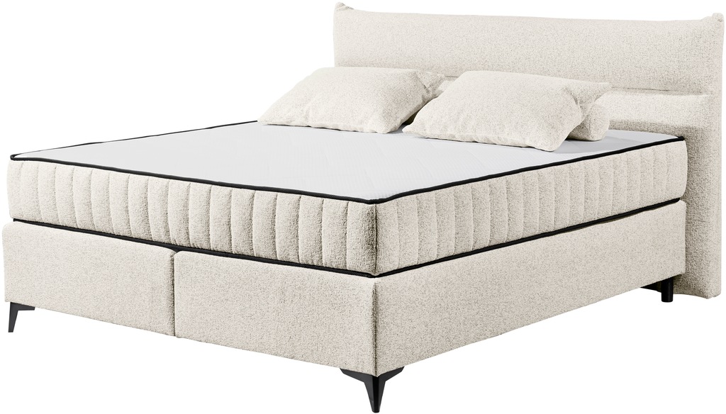 ED EXCITING DESIGN Boxspringbett »Vlieland«, Premium 9-Zonen-Tonnentaschenf günstig online kaufen