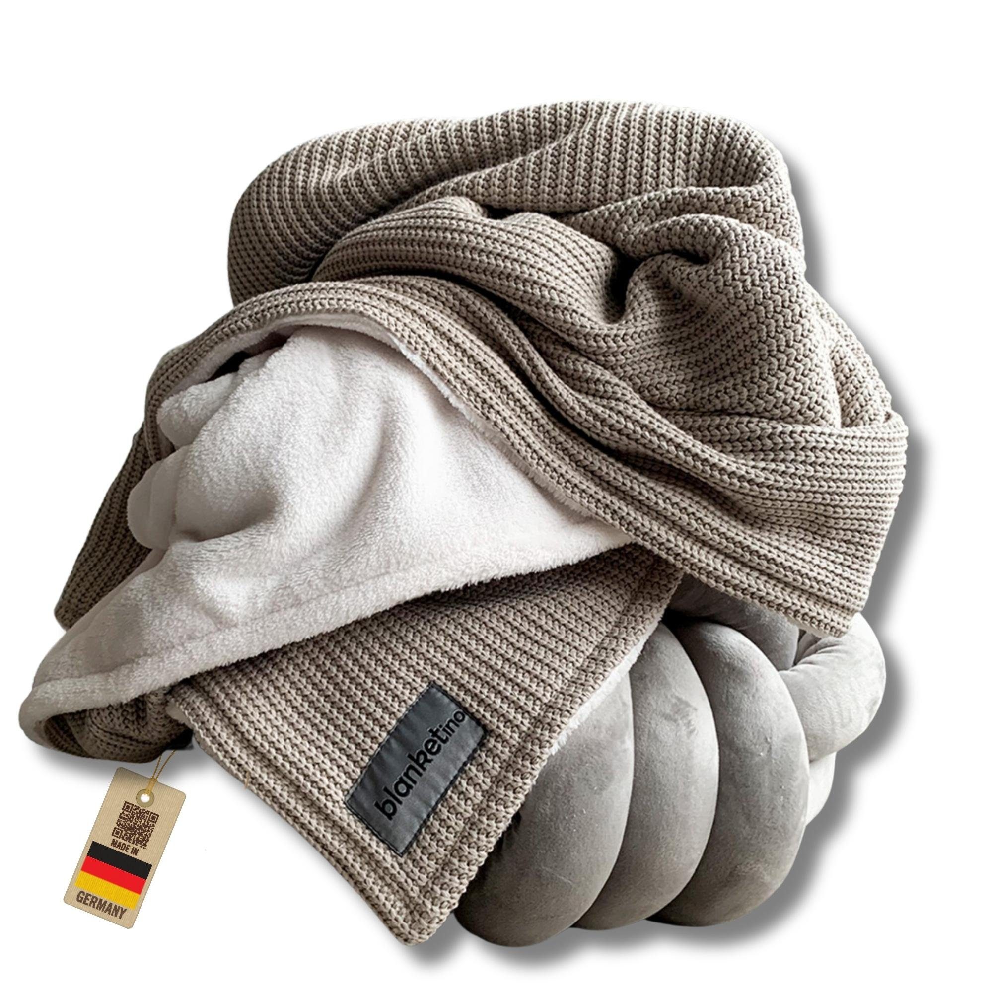 Wohndecke flauschige Kuscheldecke, wärmende Couchdecke im günstig online kaufen