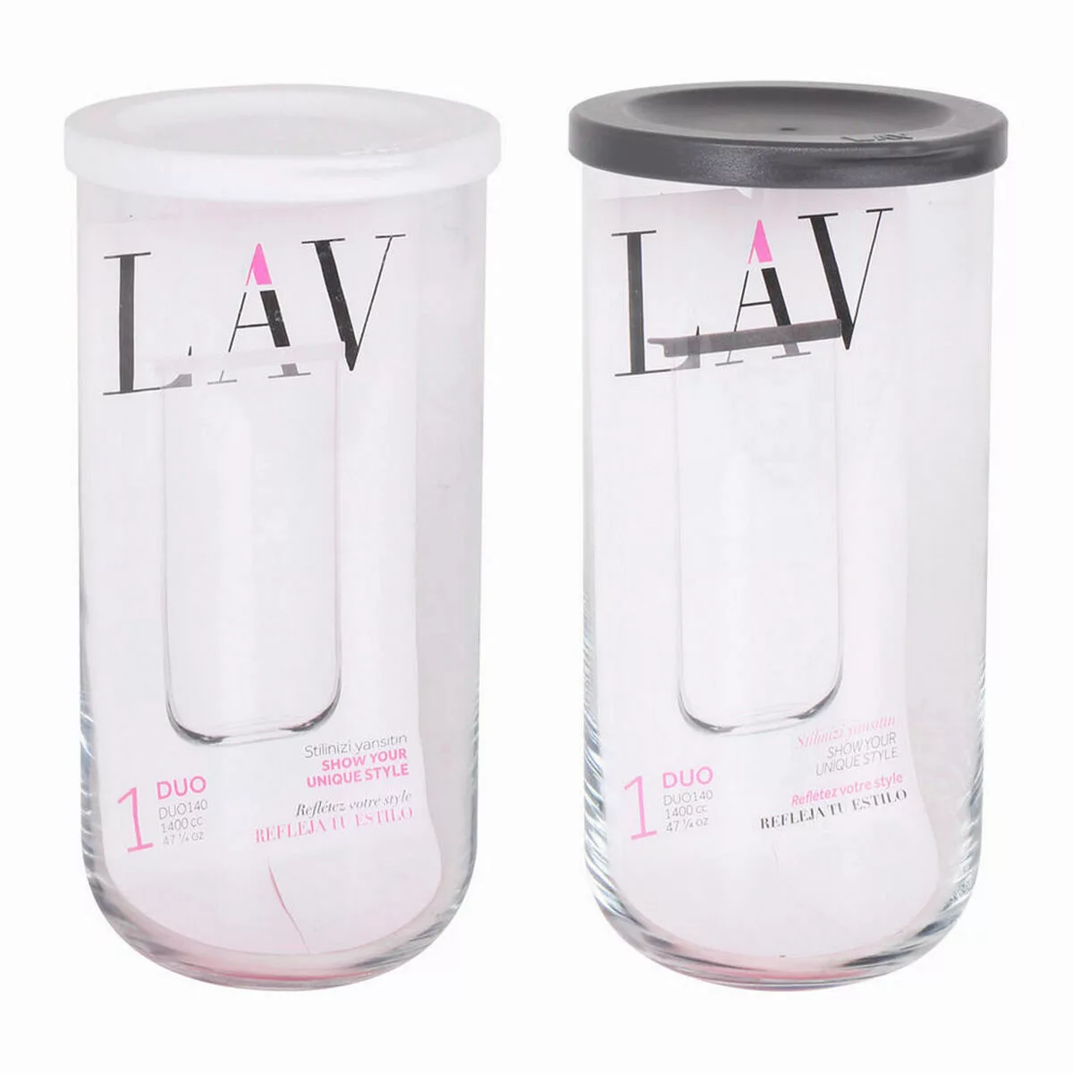 Glasbehälter Lav Duo 1,4 L (10 X 21 Cm) günstig online kaufen