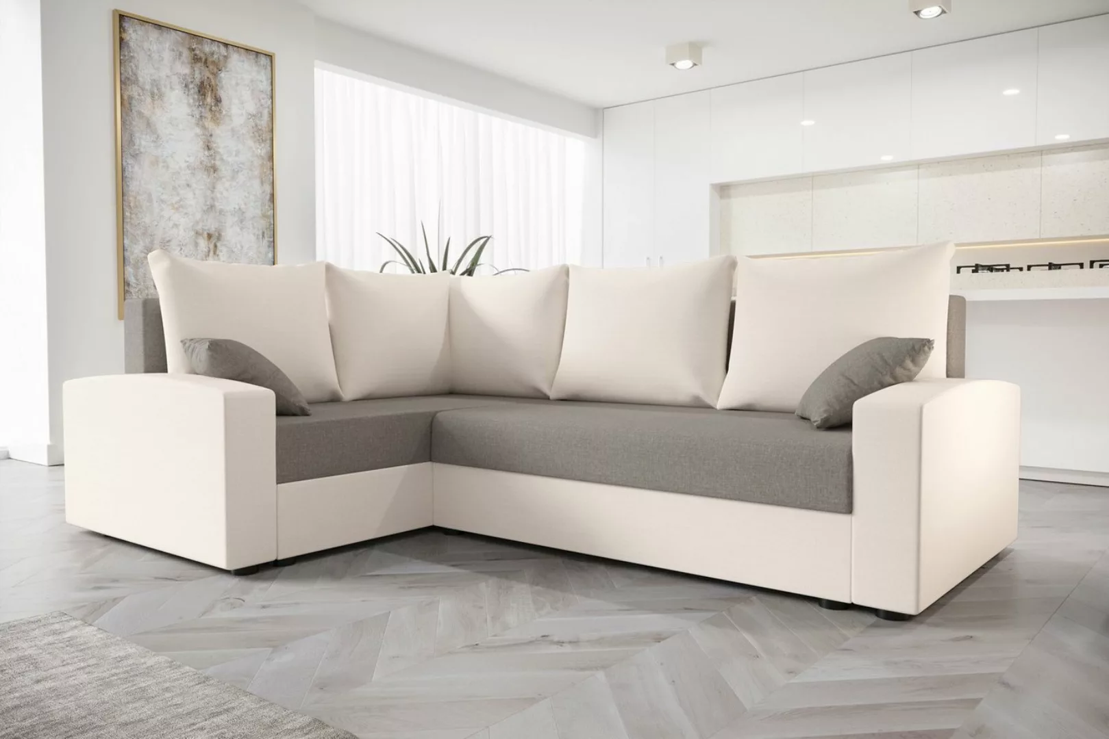 ALTDECOR Ecksofa CHIEV-PLUS, Couch mit Schlaffunktion, Wohnzimmer - Wohnlan günstig online kaufen